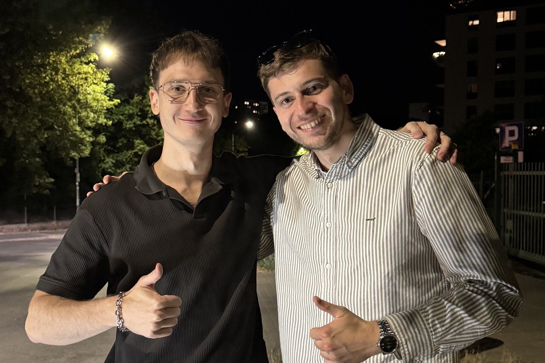 The two people behind Peyote Labs, Warsaw